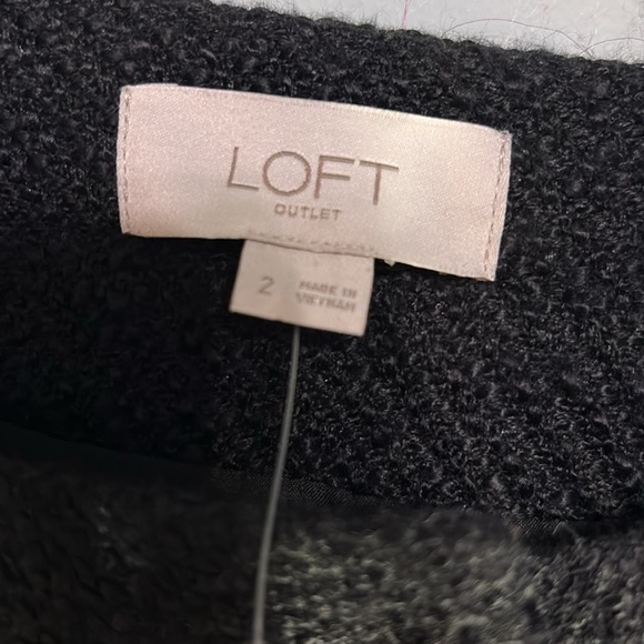 NWT LOFT Black Suit Jacket Size 2 - Picture 4 of 9